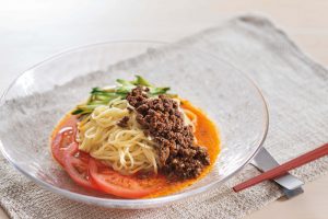 中国料理桃園の冷やし担々麺