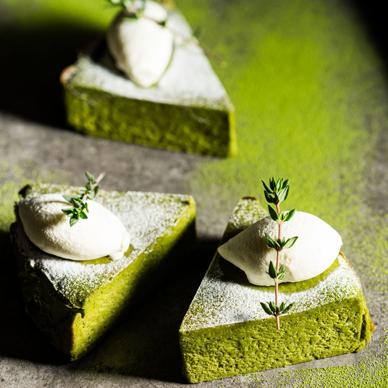 matcha-cheesecake