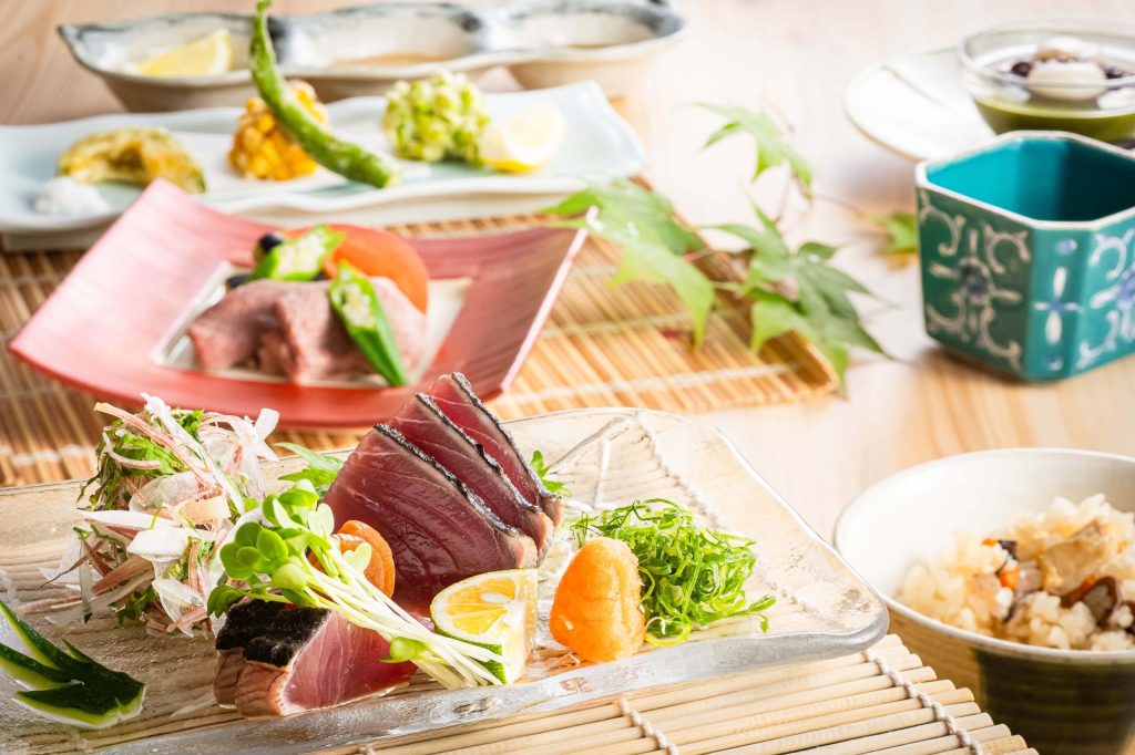 ANAクラウンプラザホテル松山雲海の日本料理ランチ