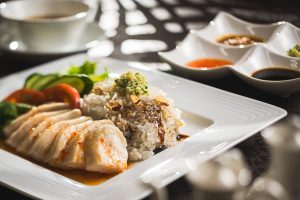 ANAクラウンプラザホテル松山桃園の海南鶏飯