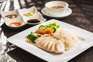 ANAクラウンプラザホテル松山桃園の海南鶏飯