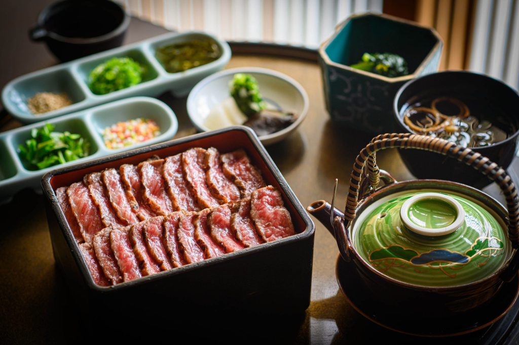 ANAクラウンプラザホテル松山雲海の和牛肉まぶし